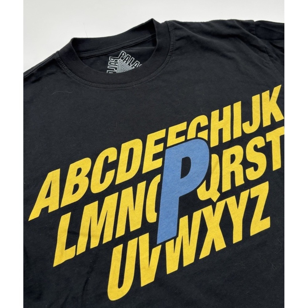 Palace Skateboards M Black Cotton Alpha Short Sleeve T-Shirt